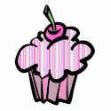 lavender and pink stripes cupcake photo sculptures by cupcakewear lavender and pink stripes cupcake photo sculptures