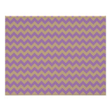 Lavender and Tan Chevron Photo