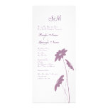 Lavender and White Wildflowers Wedding Invitation