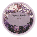 Lavender azaleas jar labels stickers
