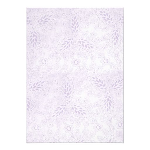Lavender Baptism/Christening Invitation