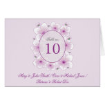 Lavender Blossom Flowers Romantic Table Place Card