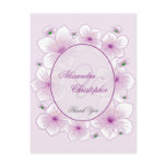 Lavender Blossom Flowers Romantic Thank You