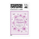 Lavender Blossom Romantic Save The Date Wedding Stamp