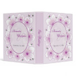 Lavender Blossom Romantic Wedding Planner / Photo Vinyl Binder