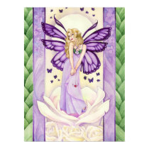 Lavender Blush 18"x24" Poster Print, Fairy Art