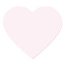 Lavender Blush Heart Sticker