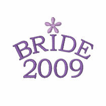 Lavender Bride 2009 Customizable embroidered shirts