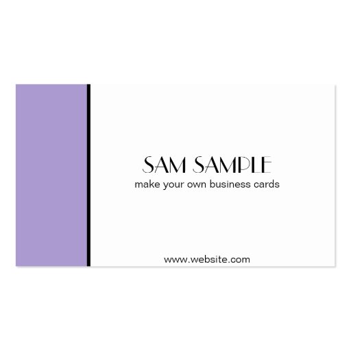 Lavender Business Card Templates