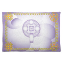 Lavender Celtic Cross Placemat placemats