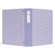 Lavender Chain Pattern Binder