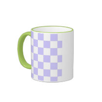 Lavender Checkered mugs