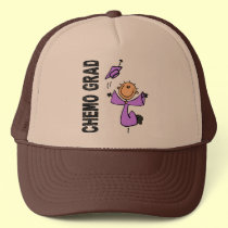 Lavender CHEMO GRAD 1 (General Cancer) hats by awarenessgifts Lavender CHEMO GRAD 1 (General Cancer) hats