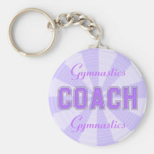 Lavender Coach Key Chain