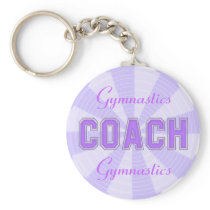 Lavender Coach Key Chain