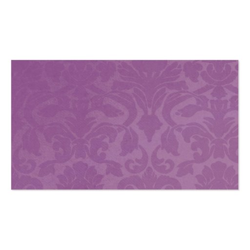 Lavender & Cream  Wedding Website Business Cards (back side)