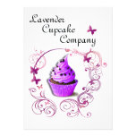 Lavender Cupcake Company 5x7 Announcement