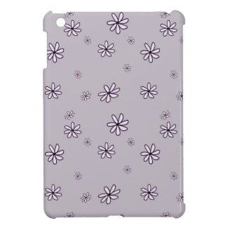Lavender Daisy Flowers Floral iPad Mini Case