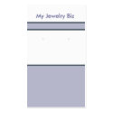 Lavender Earring Cards business cards