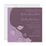 Lavender & Eggplant Wedding Invitation