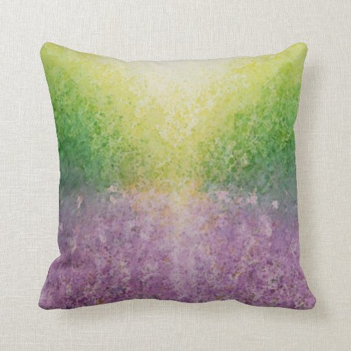 Lavender field throw pillow Zazzle