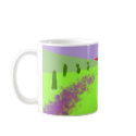 lavender fields mugs by Mandybeau lavender fields mugs