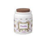 Lavender floral Deco Candy Jar candy jars