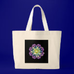 Lavender Floral Fractal Art bags