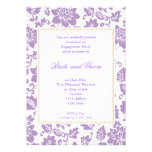 Lavender Floral invitations