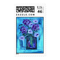 Lavender Floral postage by daviniart Lavender Floral postage