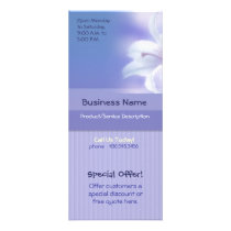 Lavender Floral rack cards by uniqueprints Lavender Floral rack cards