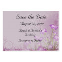 Lavender Floral Save the Date Card business cards by StarStock Lavender Floral Save the Date Card business cards