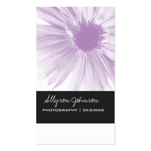 Lavender  Flower Design  Background Business Cards