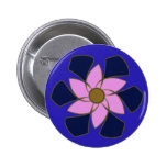 Lavender Flower Mandala Buttons