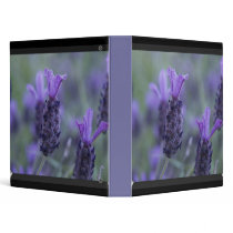 Lavender Flower Photo Binder