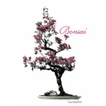 "Lavender Flowering Bonsai" Tee t-shirts