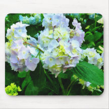 Lavender Hydrangea in Garden Mousepad