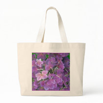 "Lavender Hydrangea" Jumbo Tote bags by CaroleArt "Lavender Hydrangea" Jumbo Tote bags