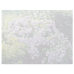 Lavender Hydrangea Macrophylla (blue) flowers Letterhead Design