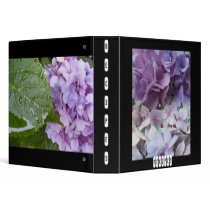 Lavender Hydrangea Photo Recipe Binder by DawnyBelle Lavender Hydrangea Photo Recipe Binder