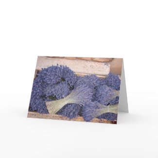 Lavender in a Box card