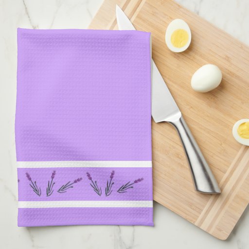 Lavender Kitchen Towel Zazzle
