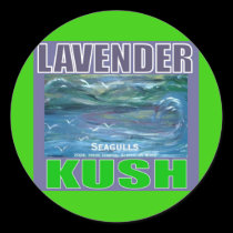 LAVENDER KUSH stickers