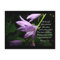 Lavender Lady Bells postcards by MAPASUE Lavender Lady Bells postcards