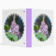 Lavender Lilacs Binder