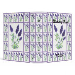 Lavender Memory Book 3 Ring Binders