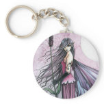 Lavender Moon Fairy Keychain by Molly Harrison