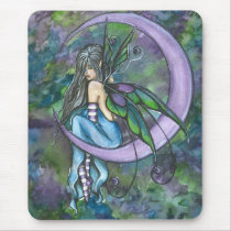 Lavender Moon Mousepad by Ashley Thieszen