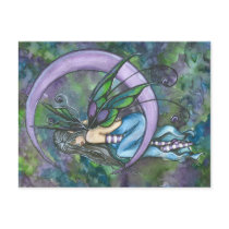Lavender Moon Postcard by Ashley Thieszen