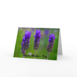 lavender mother's day greeting card